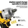 Dewalt DCF892 812N.m Brushless Electric Wrench 1/2 Inch Cordless Impact Driver High Torque Three Speed Auto Repair Power Tools 5
