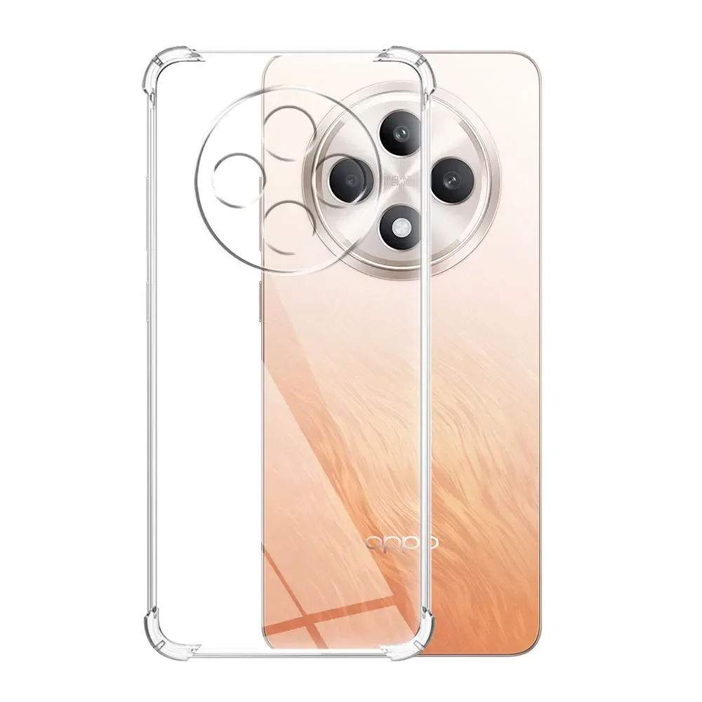 Enhanced Soft Silicone Shockproof Clear TPU Phone Case with Airbag Protection