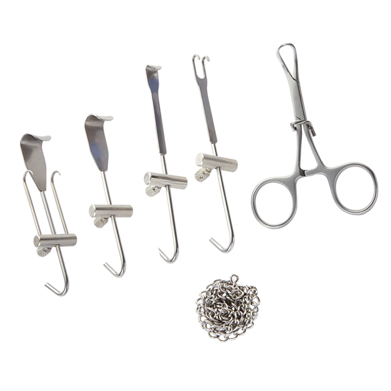 GREATLH Four Type Choices Plastic Pull Hooks Stainless Steel Medical Plastic Tool Orthopedic Instrument