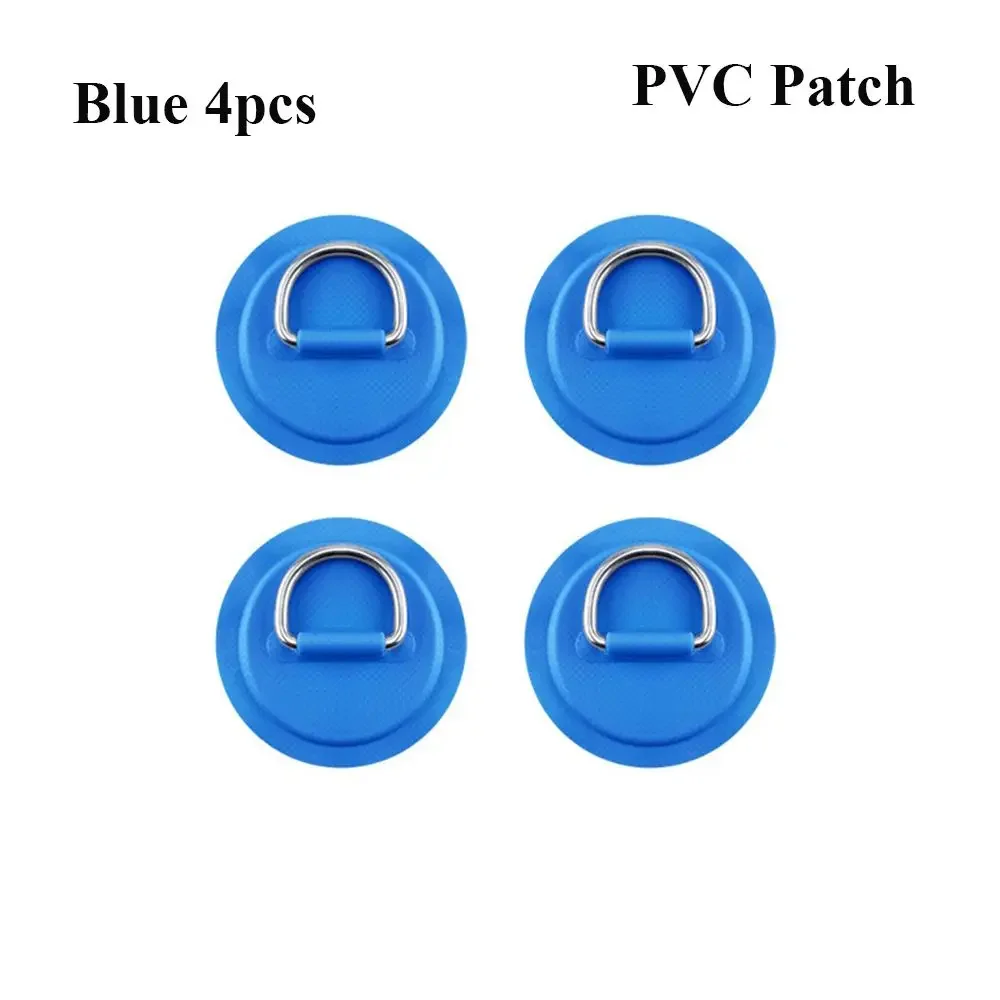 Surfboard Dinghy PVC Patch with Stainless Steel D-Ring and Bungee Rope Kit