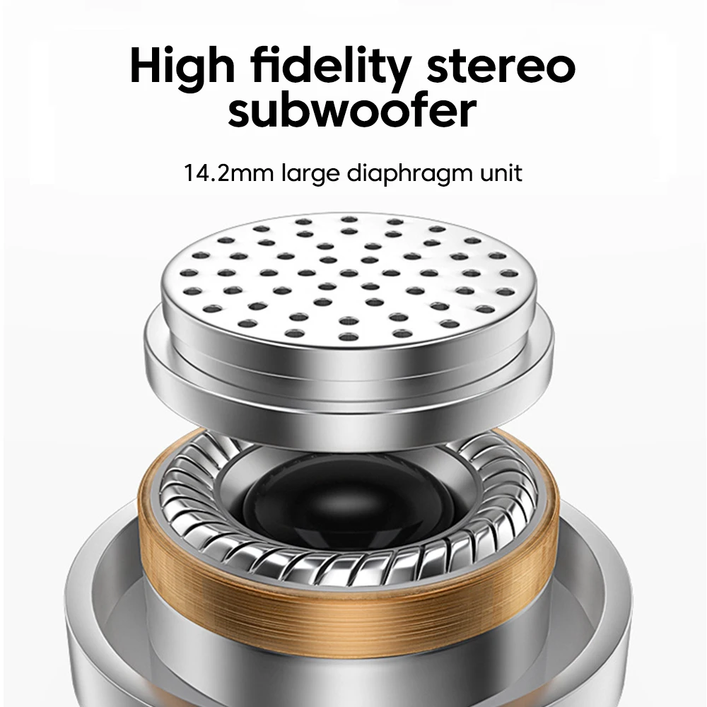 Cuffie cablate da 3,5 mm Over-Ear HiFi con controllo a filo e microfono per cellulari, tablet e laptop - Image 5