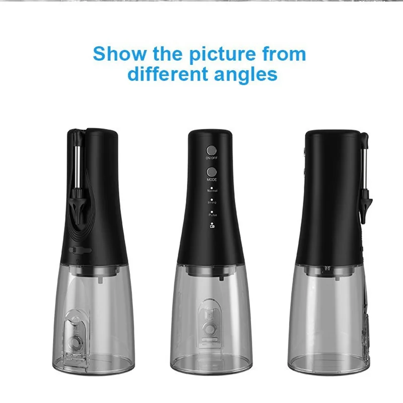 Portable Electric Ear Wash With 3-Speed Earwax Ceaning And 8 Rinse Heads IPX7 Rechargeable Ear Wash With 350mL Water Tank 4