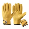 Work Gloves Sheepskin Leather Workers Work Welding Safety Protection Garden Sports Motorcycle Driver Wear-resistant Gloves 2