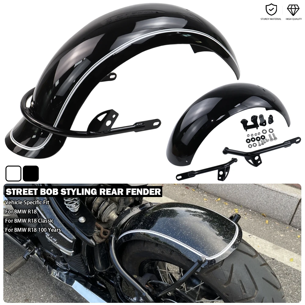 Guardabarros Trasero Para BMW R1200R / R1200 RR (2015-2019) - Plástico ABS Negro, Protector Contra Salpicaduras De Barro Y Agua