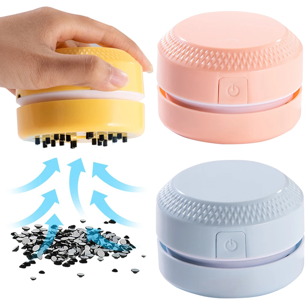 Diamond Painting Tools Drill Beads Picker Mini Desktop Vacuum Cleaner Confetti Keyboard Cleaner Diamond Embroidery Accessories