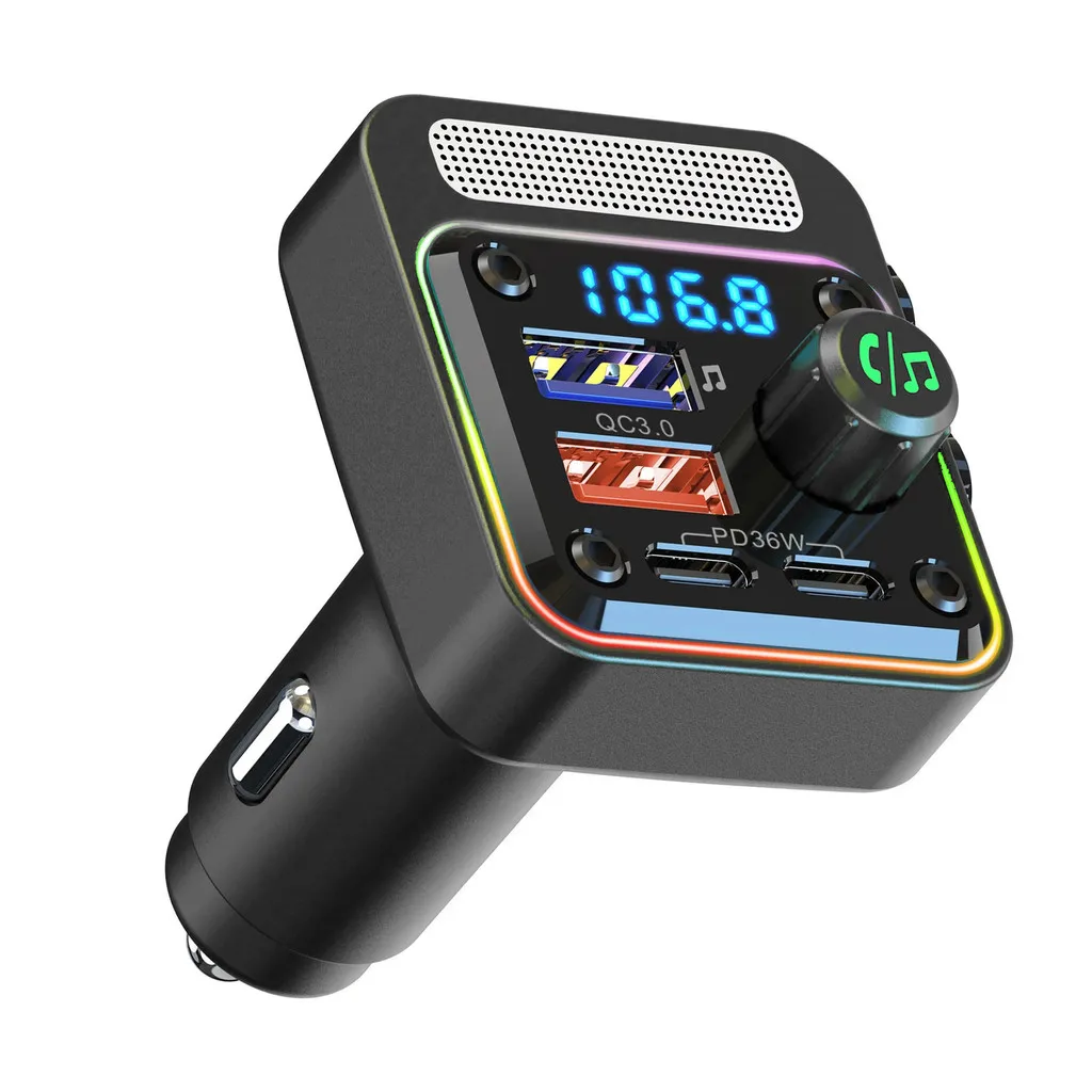 HM13X Car Bluetooth MP3 Player Dual PD Fast Charge
