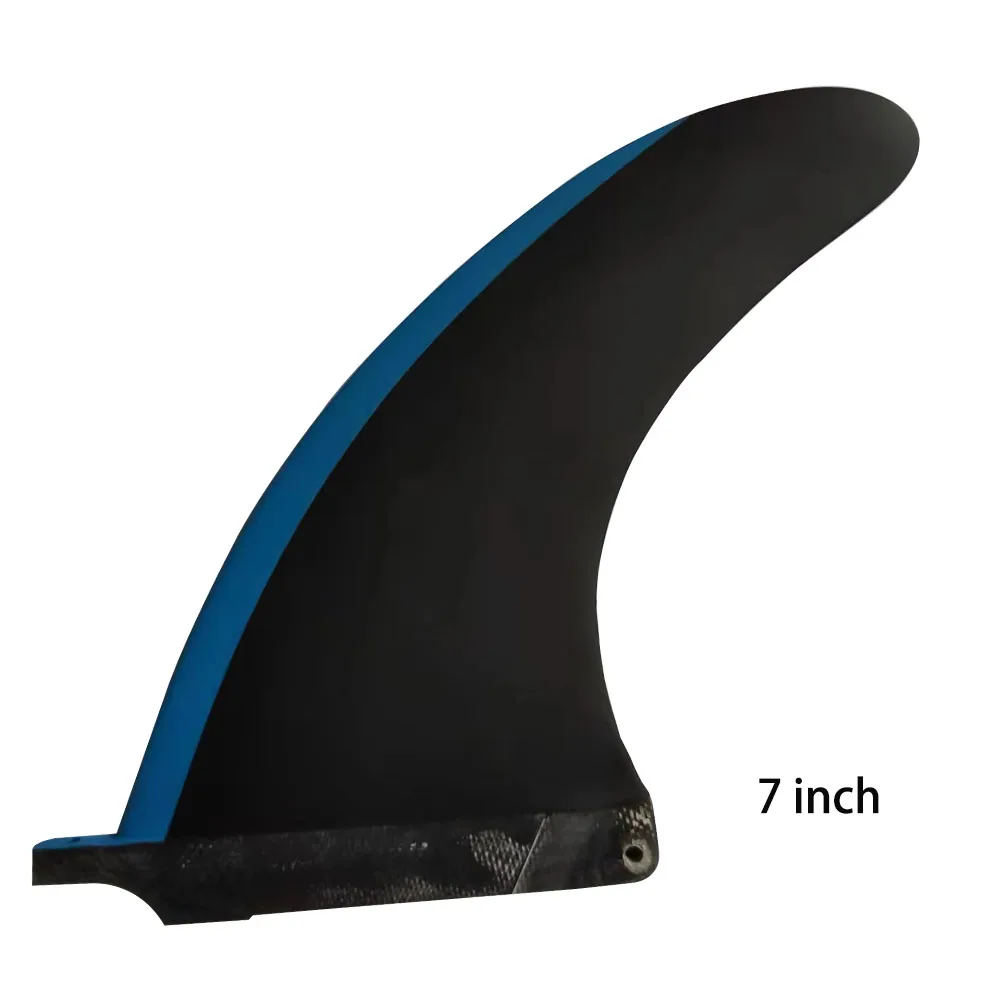 Surfboard Fin 6"7"7.5"8"9"Length Surfboard Center Fins Longboard Single Fins Honeycomb Fiberglass Fin