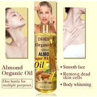 Huile de massage corporel 300 ml, raffermit et illumine la peau, réduit les vergetures et les taches brunes, huile essentielle d'arbutine et d'acide kojique 4