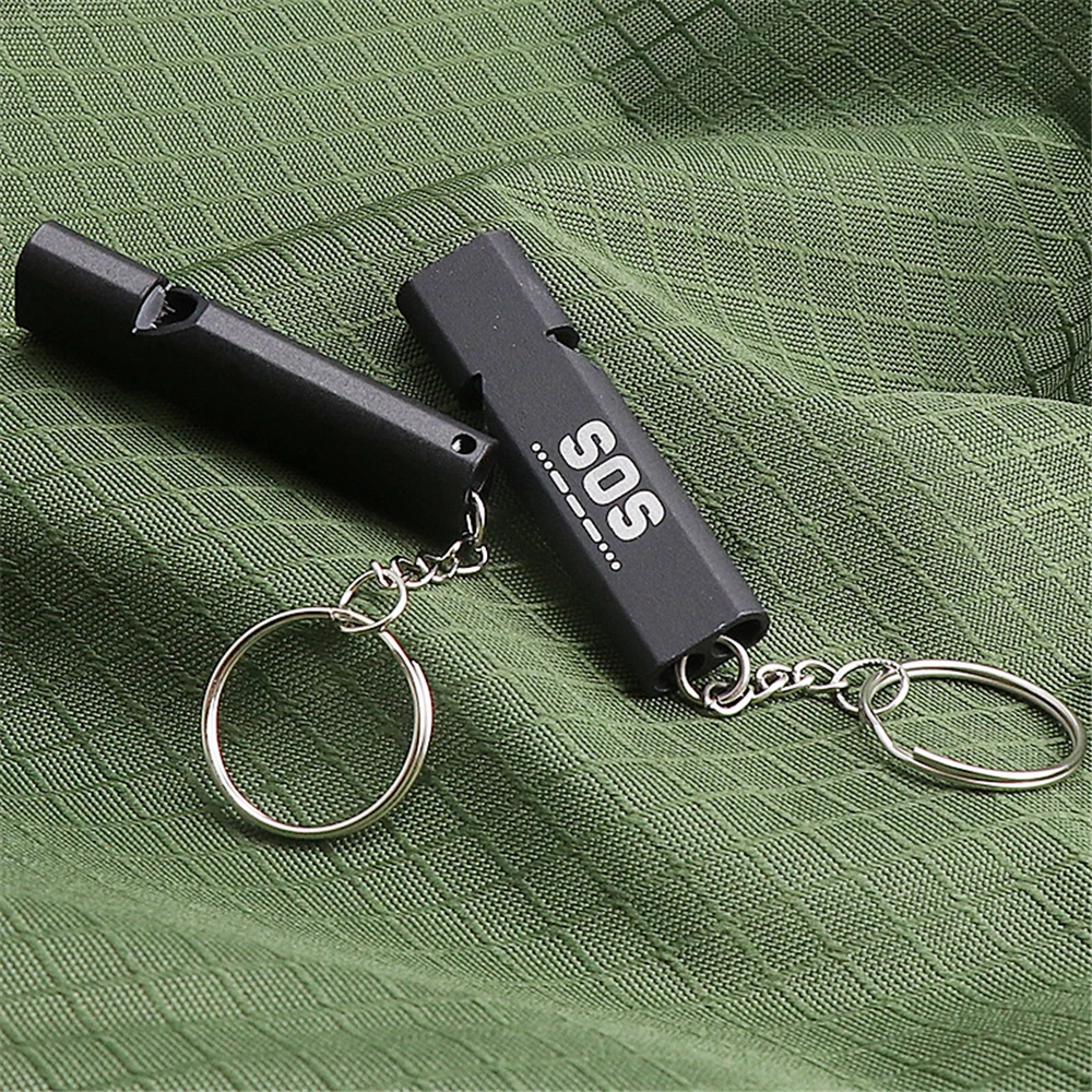 1/2pcs Outdoor Camping Survival Whistle Frequency Whistle Multifunctional Portable EDC Tool SOS Earthquake Emergency