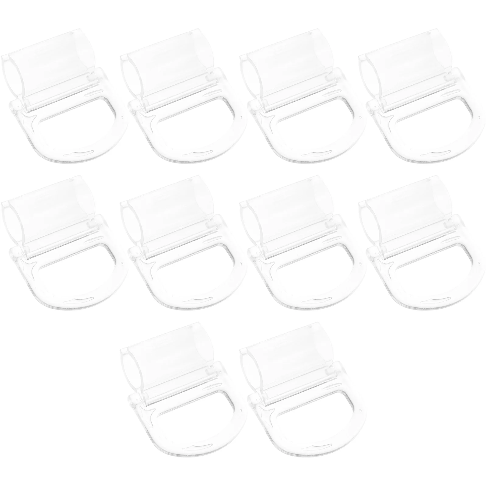 

10 Pcs Roller Blind Handle Shades Cordless Pull down Drapes Lifting Clips Pulls for Parts Abs Blinds Windows