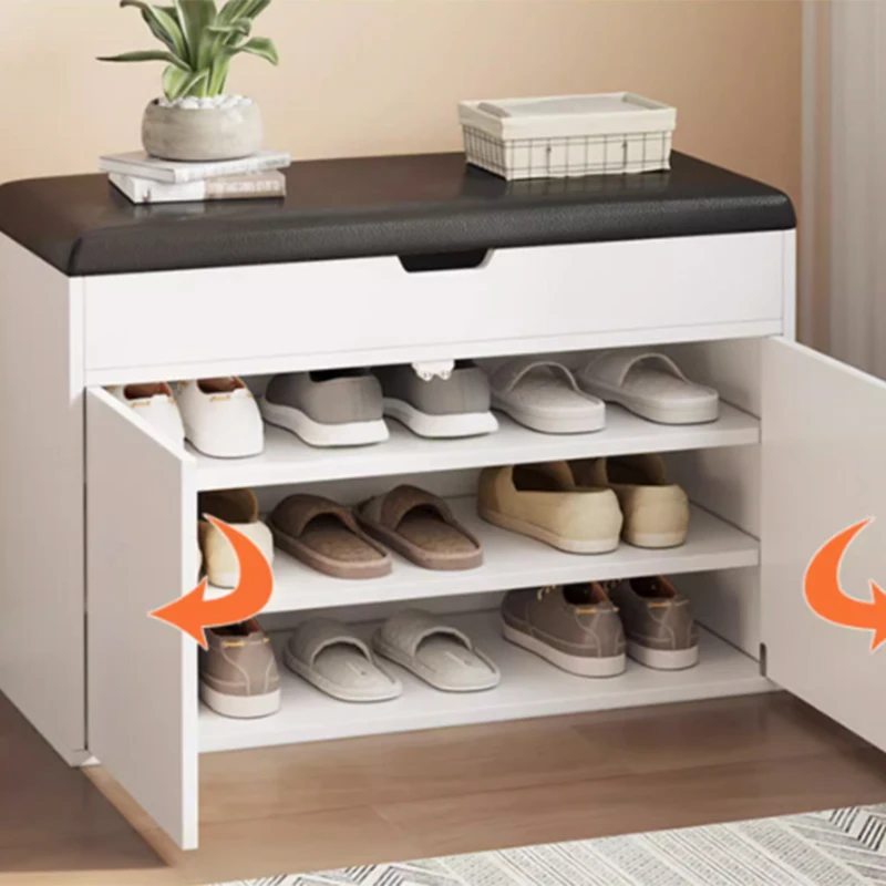 

Entryway Storage Shoe Cabinets Multilayer Outdoor Dorm Narrow Dust Proof Shoe Rack Bench Hall Armario Zapatero Home Furniture