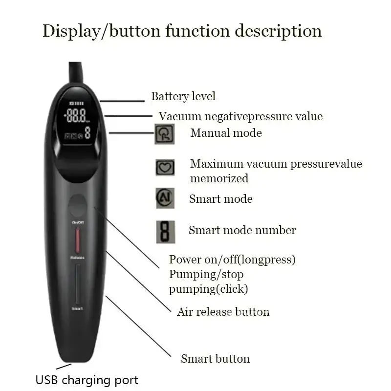 New Smart Wome Pump Big Anal Plug Dildo Pump Butt Anal Plug Dilator for Toys Rosebud Sex Man Extender Prostate Anus Massage