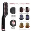 Portable Electric Hair Comb Brush 3 in 1 Hair Straightener Brush Fast Heating Styling Tools 4