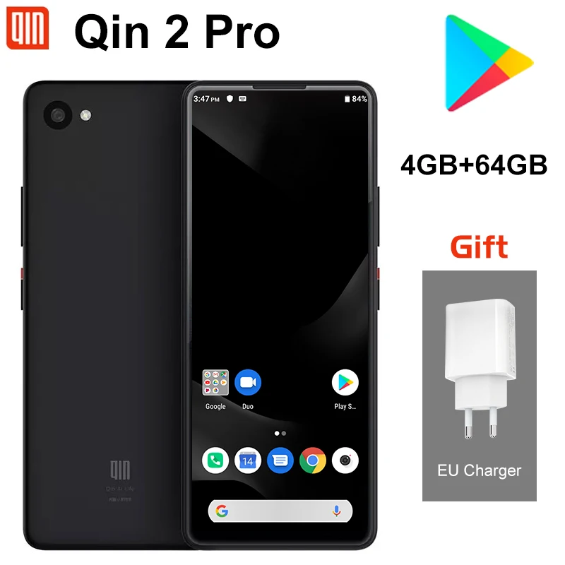 цена Global Version QIN 2 Pro Full Screen Phone 4G Network With Wifi 5.05 Inch 2000mAh Andriod 9.0 SC9863A Octa Core Feature Qin 2pro