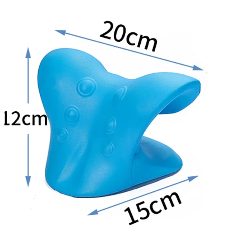 Neck Shoulder Stretcher Relaxer Cervical Chiropractic Traction Device Pillow for Pain Relief Cervical Spine Alignment Gift 6