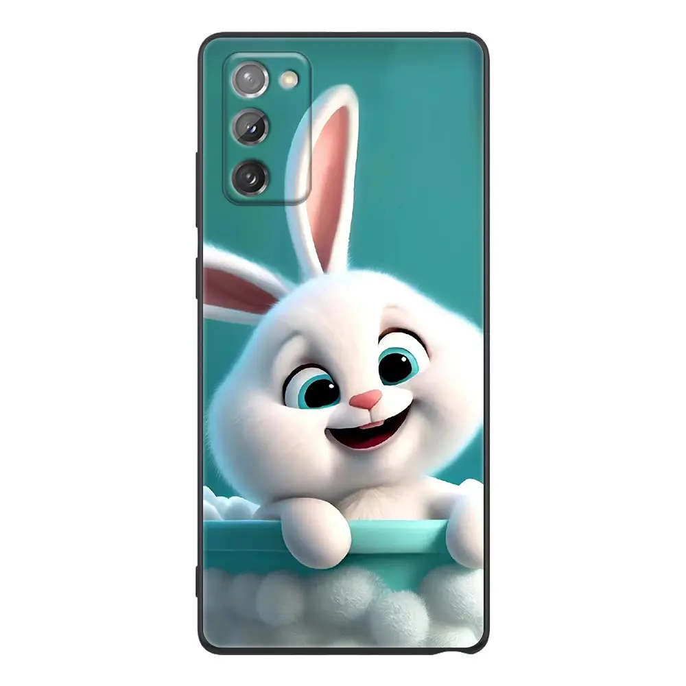 thumbnail image 1 of Case For Samsung NOTE 20 10 9 8 Ultra Lite M32 M31 M30 M30S 5G 2018 J8 J6 Pro Plus Prime Case Capa Funda Cute Bunny Animation, 1 of 5