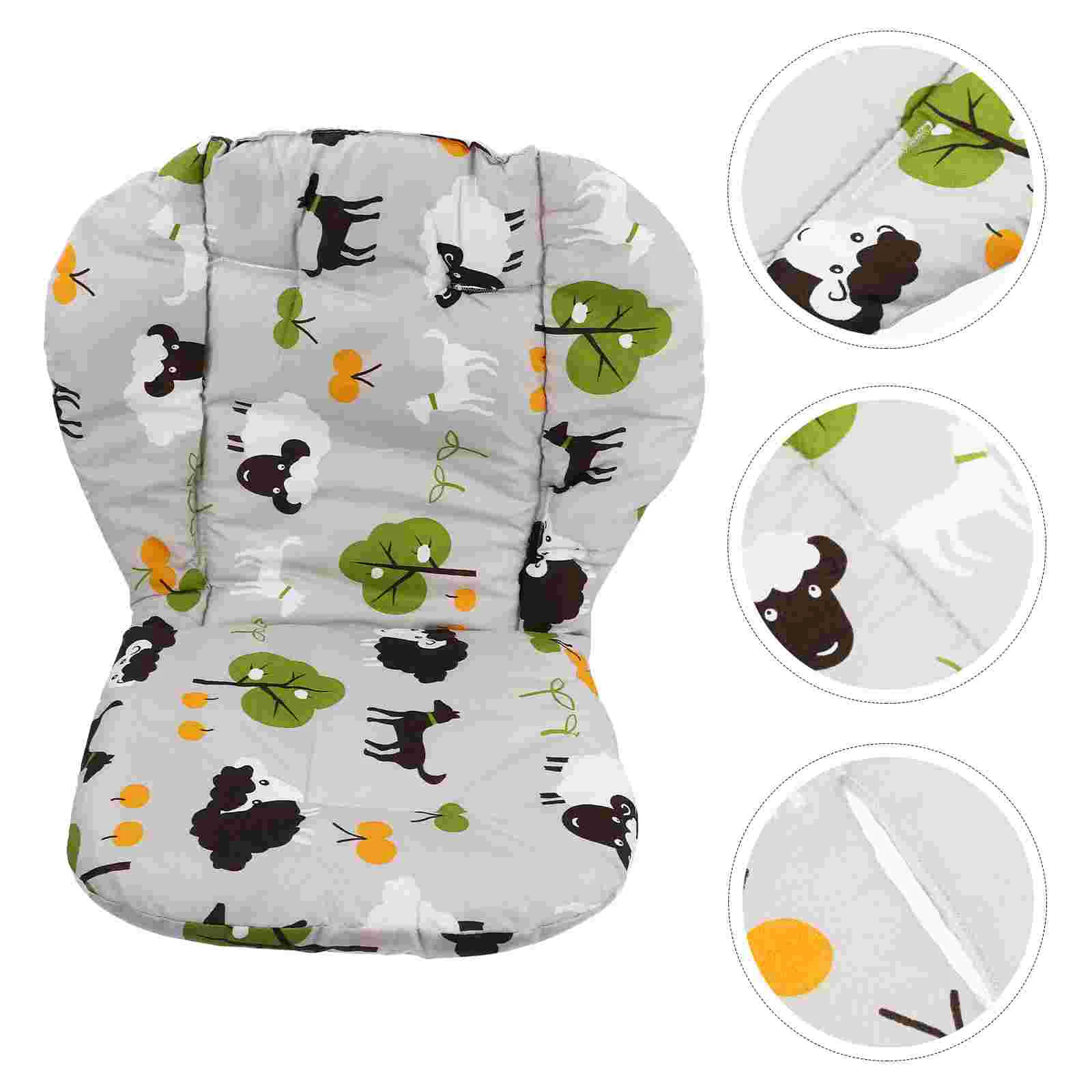 

Infant Car Seat Insert Cotton Baby Stroller Liner Infant Seat Pad Cushion