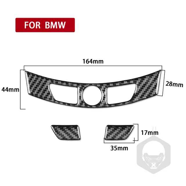 Für BMW 7er Serie F01 2010-14 Kohle faser Front armlehne Box Schalttafel  Verkleidung Auto Innendekoration Zubehör Aufkleber - AliExpress
