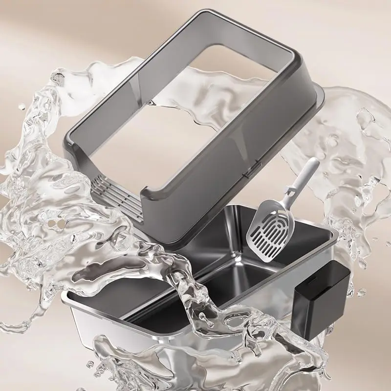 Stainless Steel Cat Litter Box 6