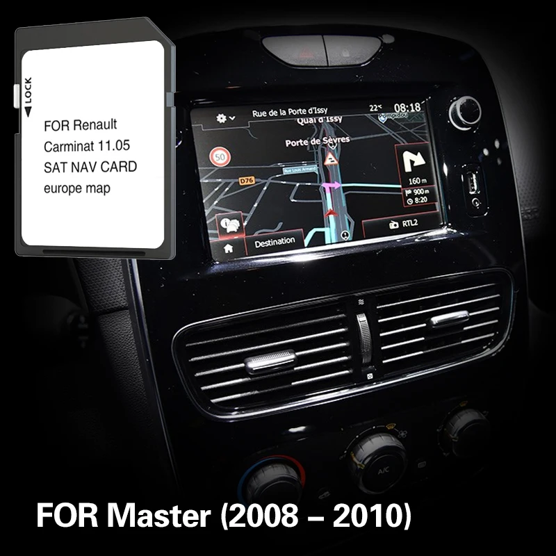 Carminat 11.05 르노 마스터 2008 2010 차량 지도 소프트웨어 업데이트 ..