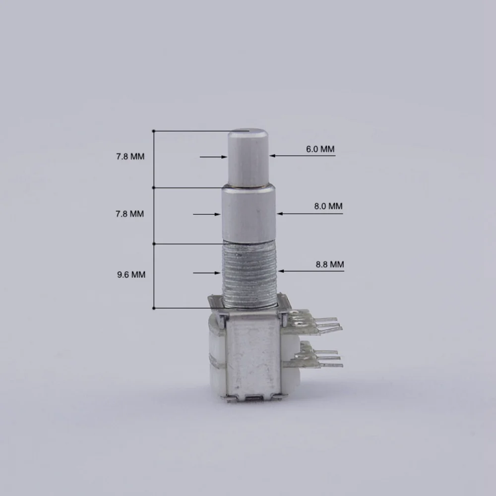 Guitar Potentiometer Alpha Stacked Dual Concentric Potentiometer(POT) No Center Detent 250k/100k/50k/25k