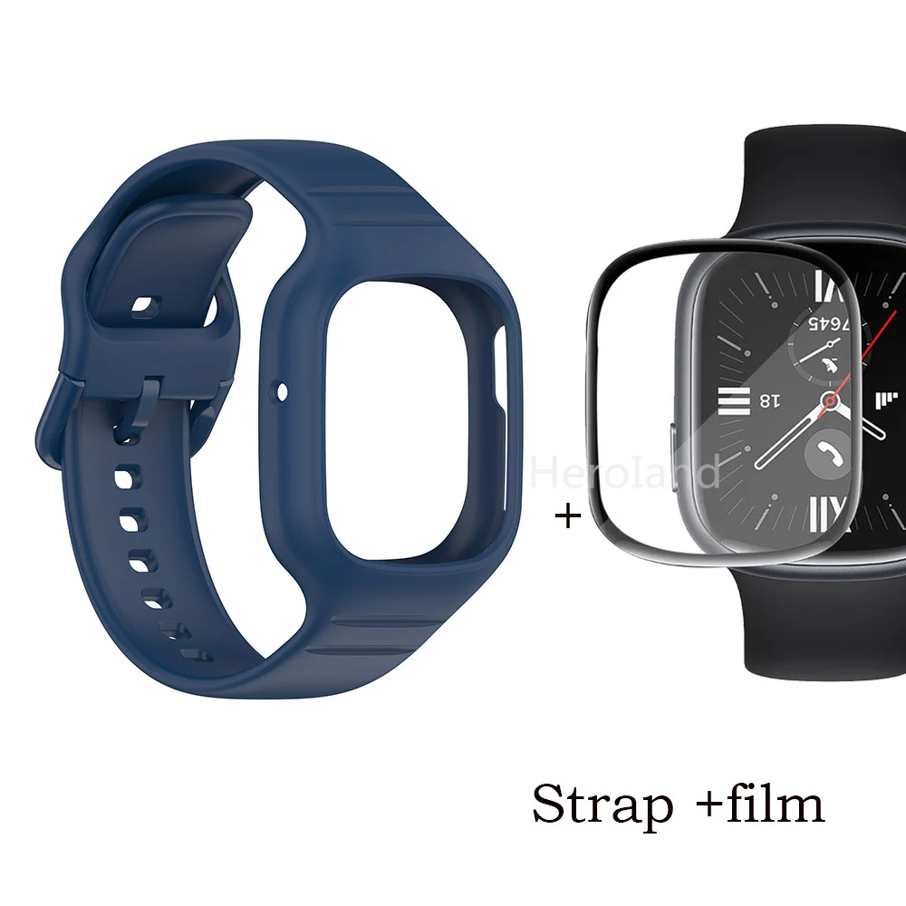 Sport Silicone Smartwatch Wristband - Premium Strap and Bracelet Accessories, 2-in-1 Design