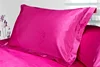 2pcs Silk Pillowcase Camel White Black Silk Satin Pillow Case Multiple Colors 3