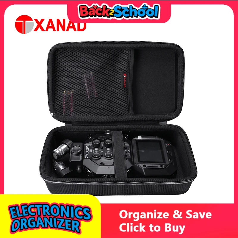 Custodia Per Registratore Zoom H8 - Borsa Protettiva In EVA - 24,3x13,7x6,5 Cm - Foto 11