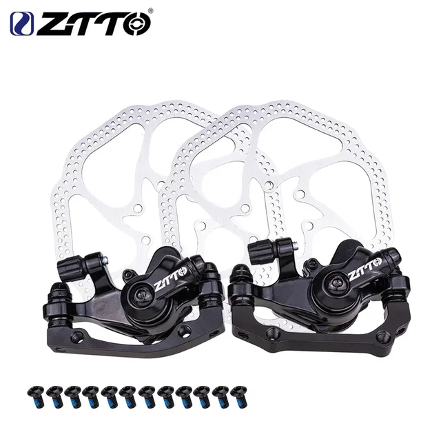 160mm Disc Brake Rotor RUJOI Bike Disc Brake Caliper Aluminum