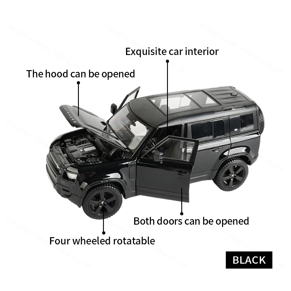Bburago 1:24 2022 ランドローバー ディフェンダー 110 静的ダイ