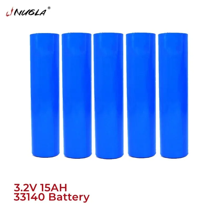 

1-6pcs 3.2V 15Ah 33140 Lifepo4 Lithium Battery 15000Mah DIY 12V 24V Electric Bike/Scooter Solar Light Electric Bike Battery