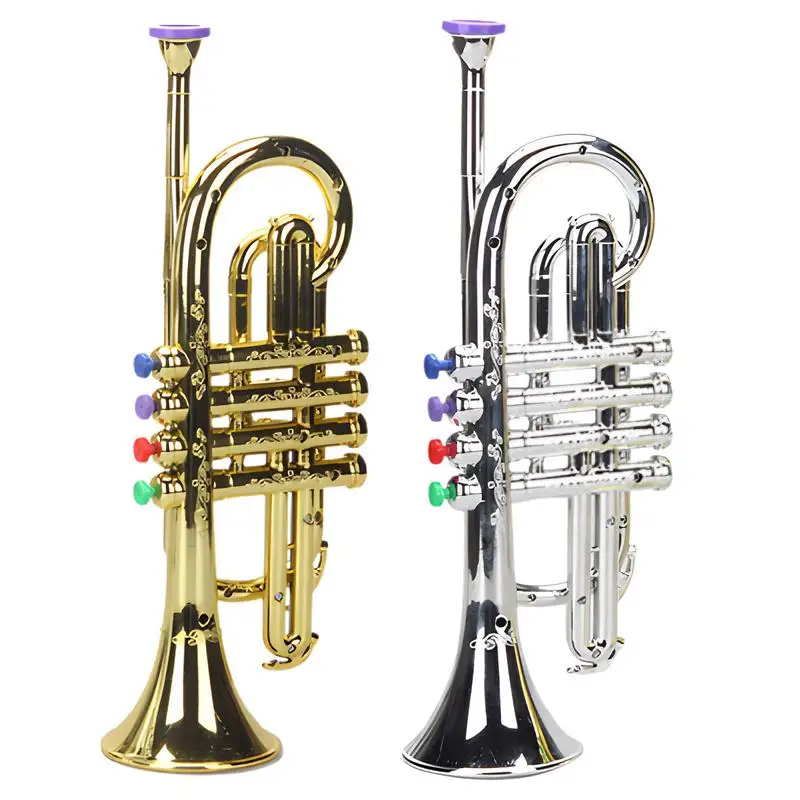 Musical Trumpet Toy Instruments Kids Toy Trumpet Musical Horn Horn Early Learning Birthday Christmas Holiday
