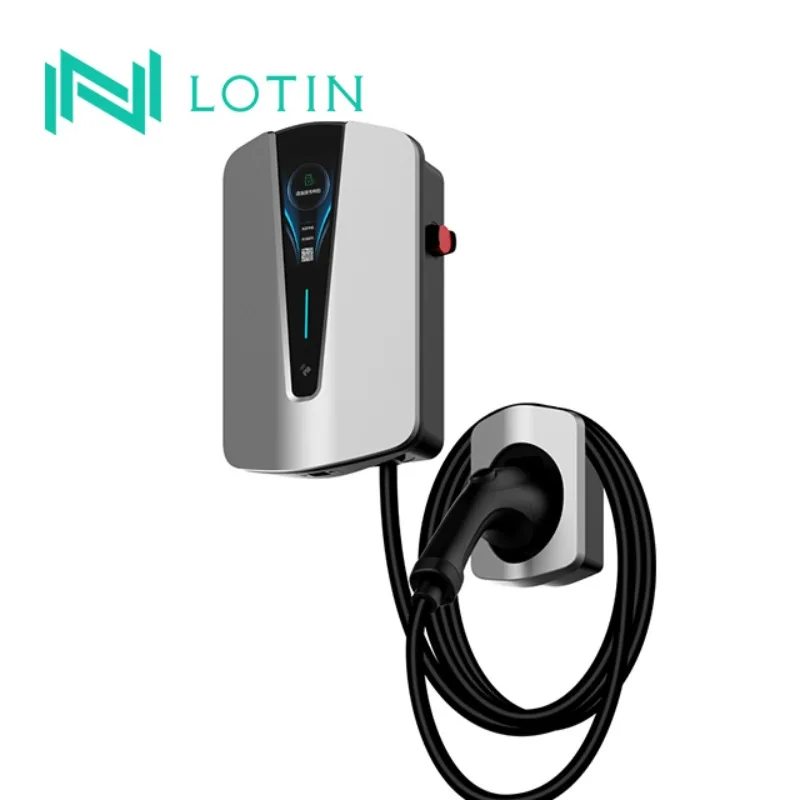 Alta Qualità 3 Fasi 32A 22Kw Wallbox Ev Stazione Di Ricarica Tipo 2 Cavo Auto Elettrica Ev Supporto Di Ricarica Pila