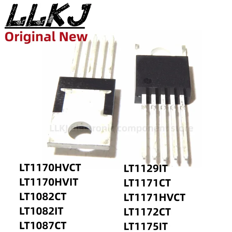 

LT1170HVCT LT1170HVIT LT1082CT LT1082IT LT1087CT LT1129IT LT1171CT LT1171HVCT LT1172CT LT1175IT TO220-5 MOS FET TO-220-5, 1 шт.