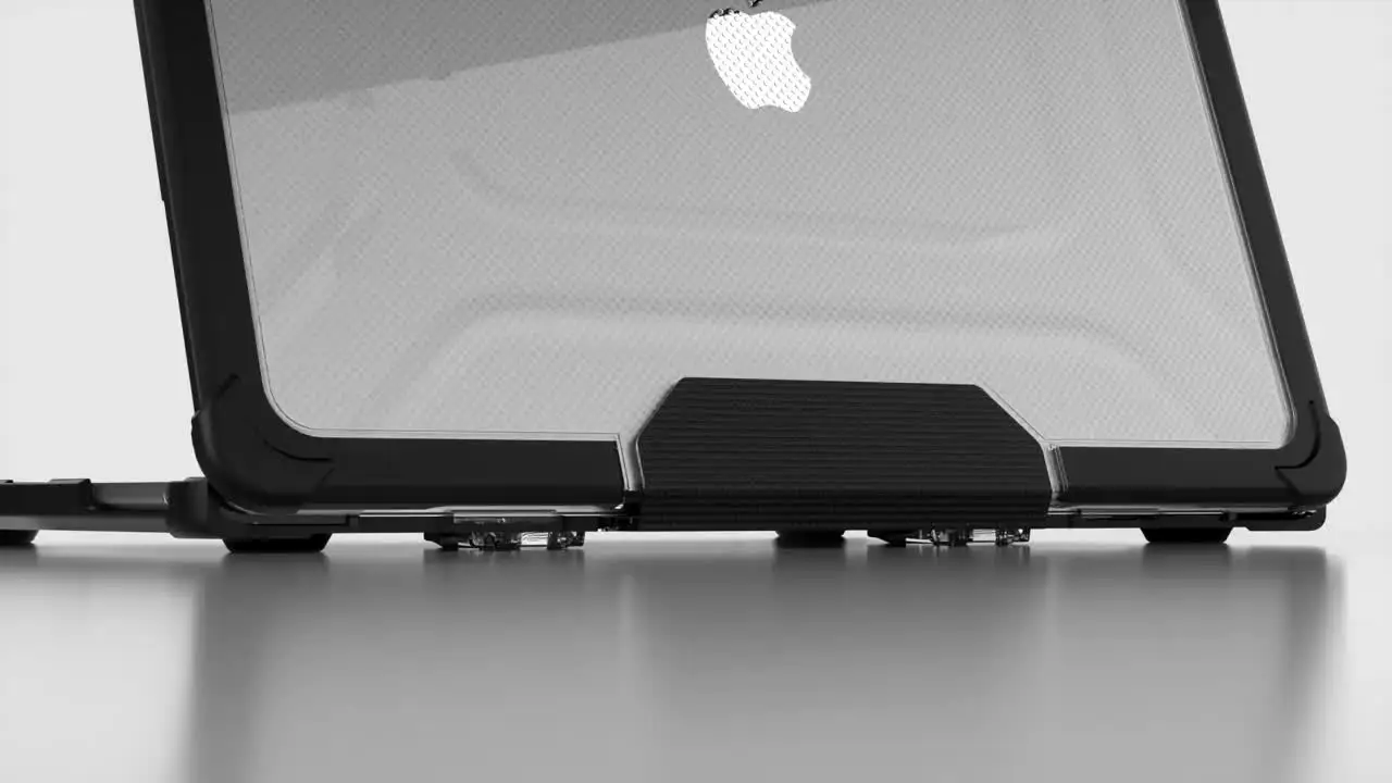 Hard Shell Case For New MacBook Air 13.6 Inch M2 (2022, Model A2681) - Dolphin Design, Matte Finish - View #7