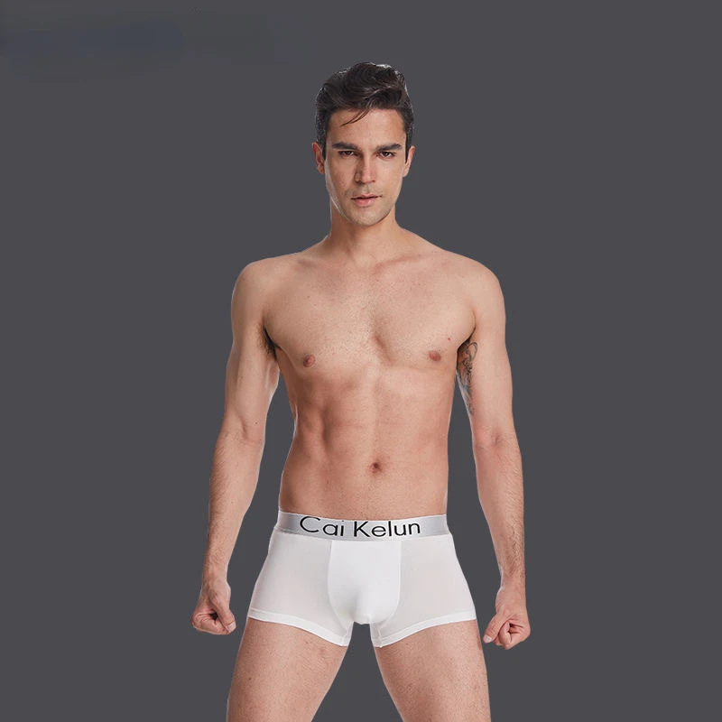 Mens Underwear Cotton Crotch Breathable Boxer Shorts U Convex Antibacterial Panties Absorbent Elastic Male Underpants Large Size