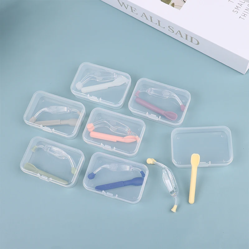 New Eye Care Contact Lenses Inserter Remover Silicone Soft Tip Tweezer