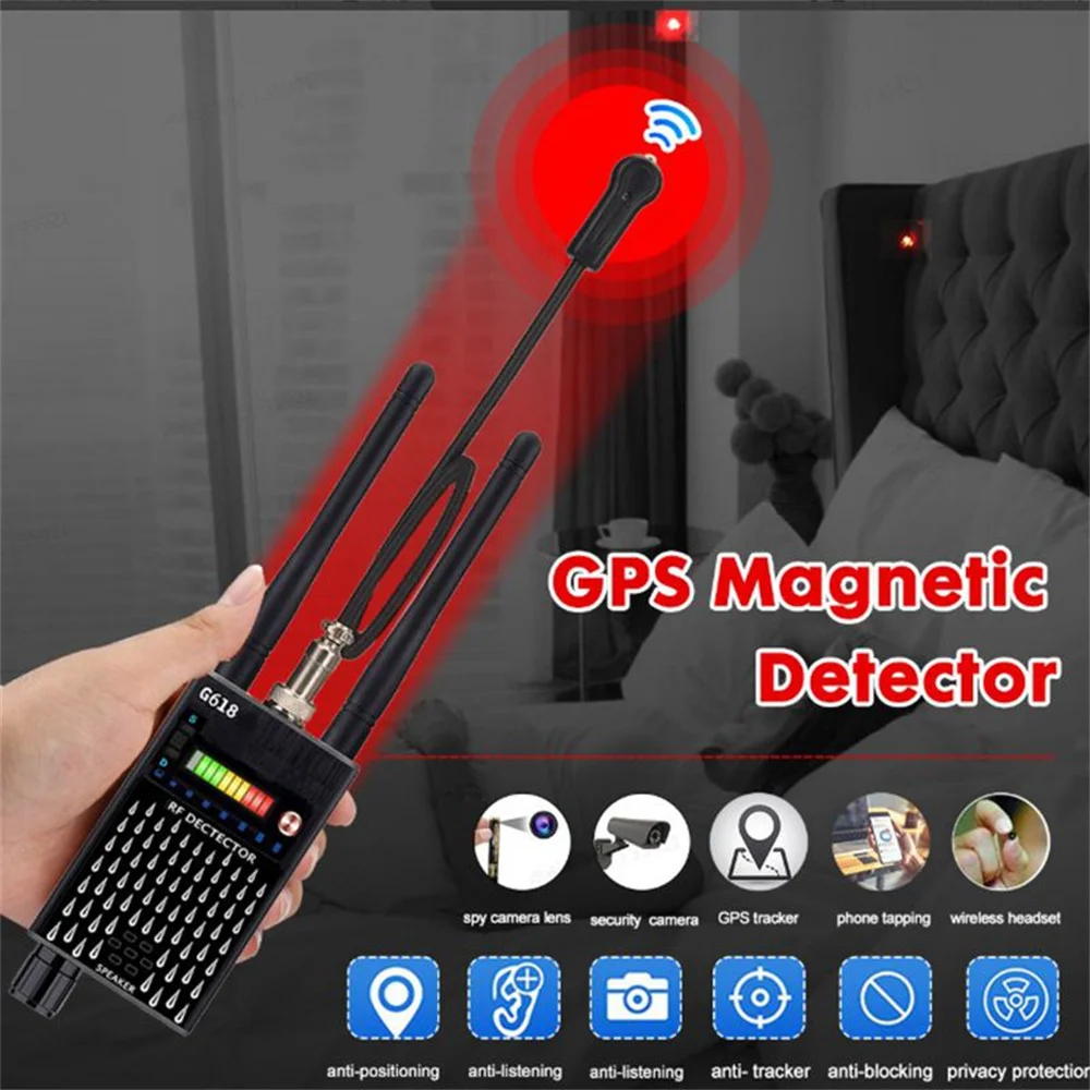 G618W G618D G318 Rilevatore Di Bug Audio Super Sensibile Rilevatore Di Telecamere Gsm Gps Full Range Rf Bug Tracker Detector