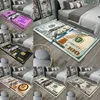 Colorful Creative Dollar Money Print Carpet Mat Rug Large Area Bedroom Entryway Non-Slip Stain Resistant Home Decoration 1