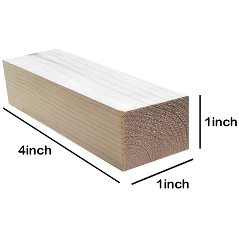 10pcs 50/80mm Premium Basswood Wood Carving Blocks Kit Square Balsa Wood  Stick Block Unfinished Woodcraft Dowel Rod - Wood Diy Crafts - AliExpress