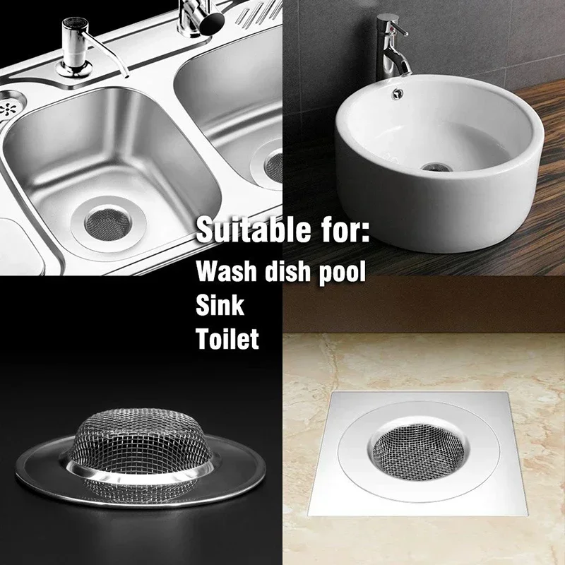 Sink Filter Kitchen Sink Filter Sink Strainer Kitchen Sink Strainer Sink Strainer Kitchen Sink Grid Filter Stainless Steel Drain Hole Filter Mesh Protection Against Clogging