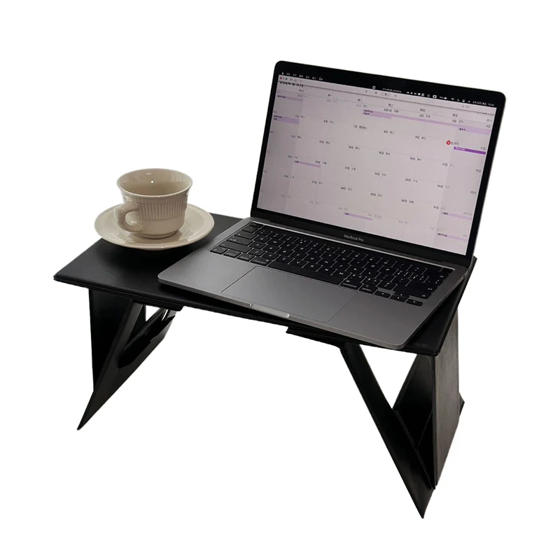 Складний робочий стіл для ноутбука Міні-портативний тримач для ноутбука Автомобіль Вітальня Диван-ліжко Робочі інструменти для читання Телевізійні ігри ПК