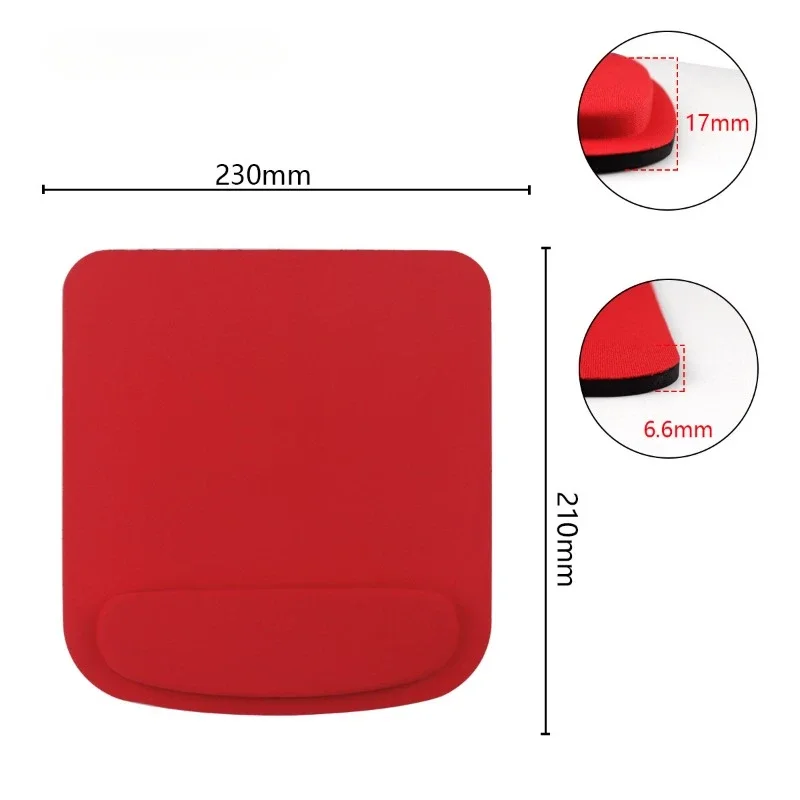 Environmental Eva Ergonomic Mousepad Computer Game Mouse Pad Wrist Pad Comfortable Mouse Mats For Office Home Solid Color