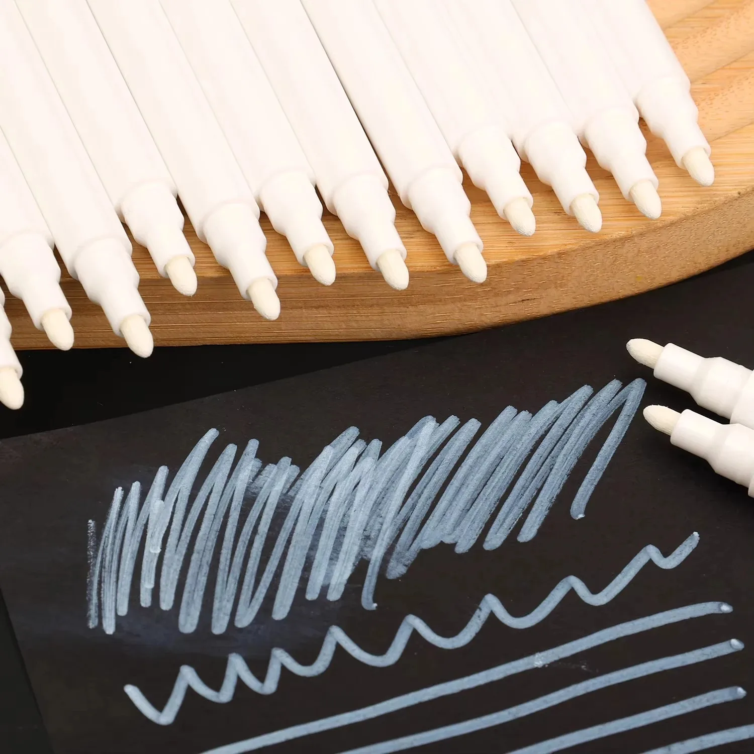 5-50개 화이트 액체 분필 지울 수 있는 펜 마커 유리창 칠판 창문 화이트 펜 세척 가능 지울 수 있는 마커