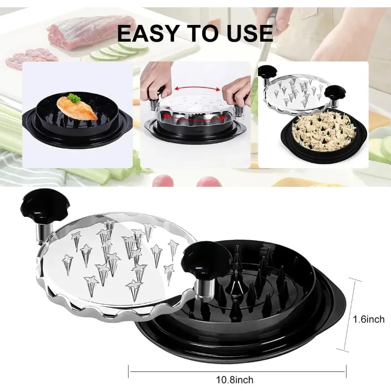 Mincing Grinder Machine Shredding Chicken Pulled Pork Beef Chicken Shredder Tool Meat Breast Shredding Separation meat shredder machine
