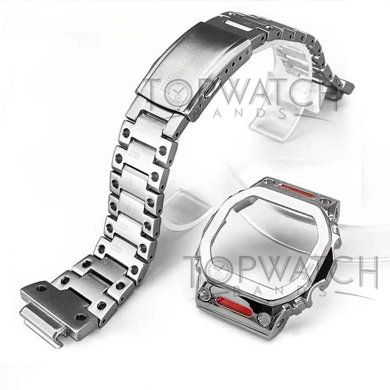 

GW5000U 4rd Titanium Alloy GW-B5600 5610 Modificatied Mech Kit DW5600 GWX-5600 GWM5610 Watch Band Bezel Metal Case