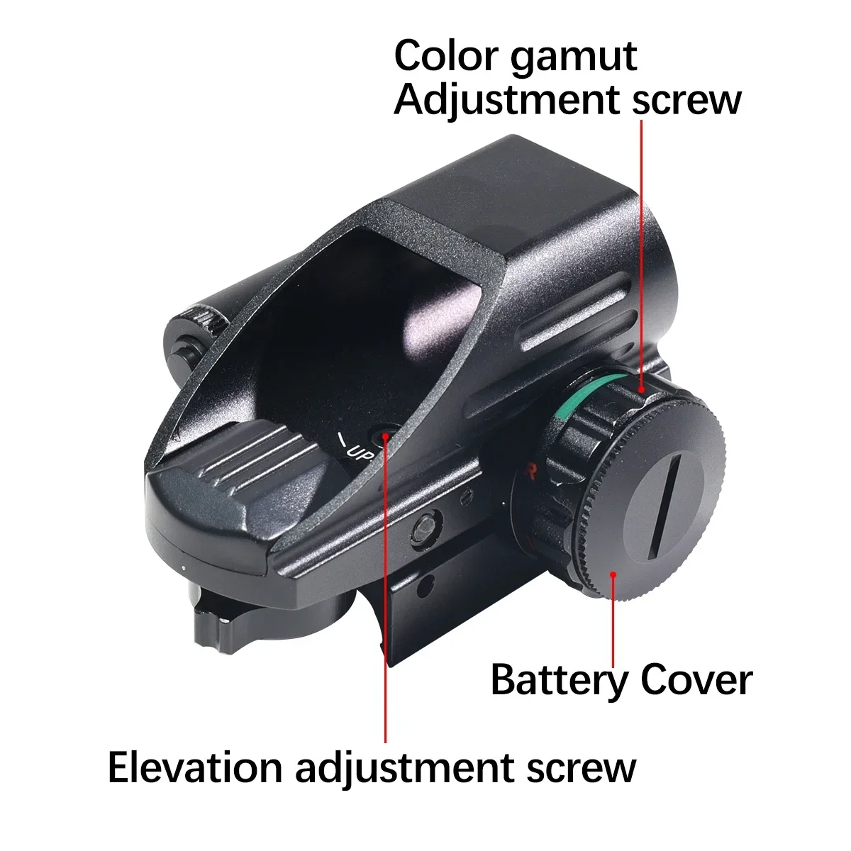Tactical HD103 Series Sight Laser Red Green Dot Scope Holographic Projected Dot Collimator Reflex Hunting Rifle Scope