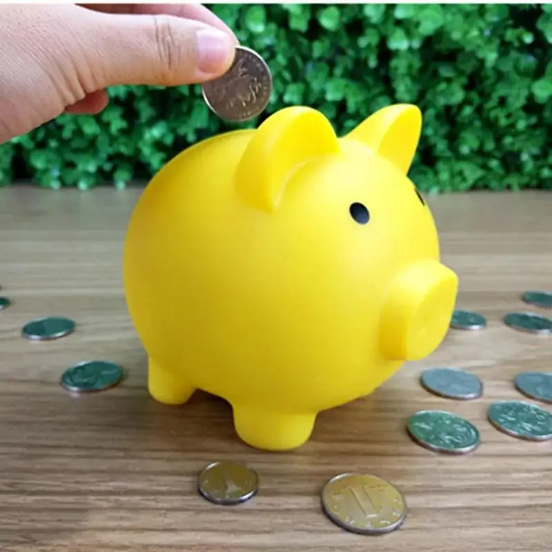Salvadanaio a forma di maialino creativo in plastica per bimbi_voghion.com