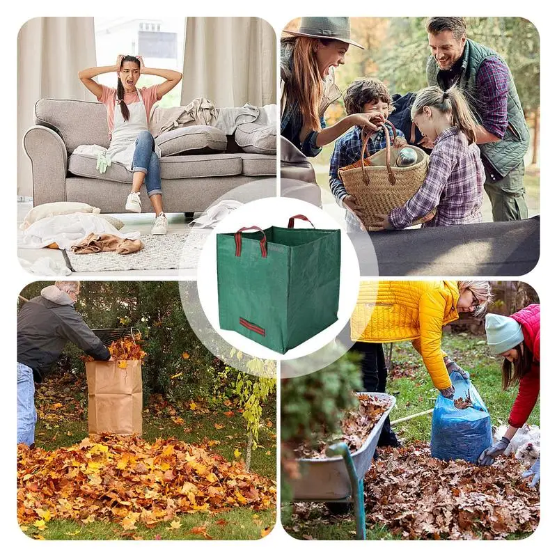 Reusable Leaf Bags 125/270L for Lawn Garden Yard Trash
