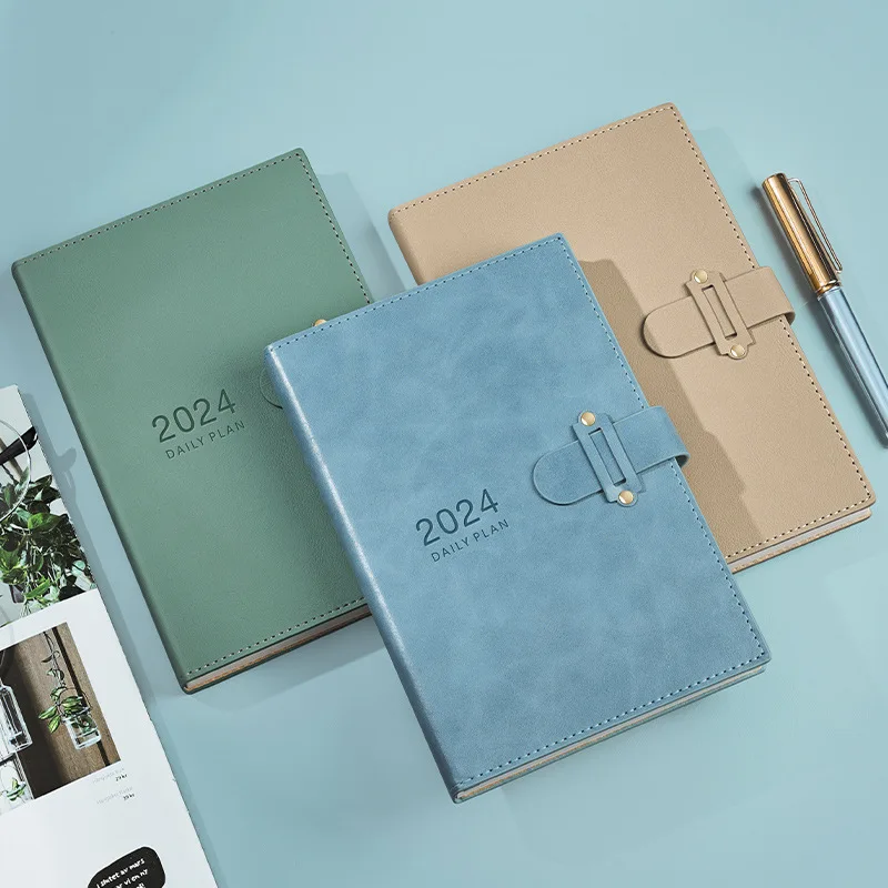 Agenda 2024 Planner Notebook and Notepad Bullet Calendar Diary Stationery  Journal Organizer Sketchbook A5/A4 Daily Note Book 365 - AliExpress